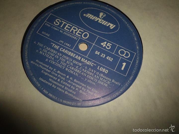 Discos de vinilo: THE CARIBBEAN DISCO SHOW LOBO - Foto 2