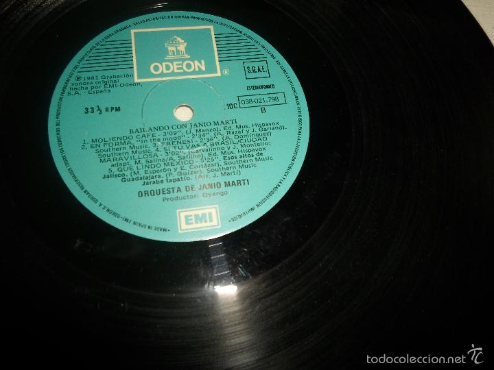 Discos de vinilo: BAILANDO CON JANIO MARTI - Foto 2
