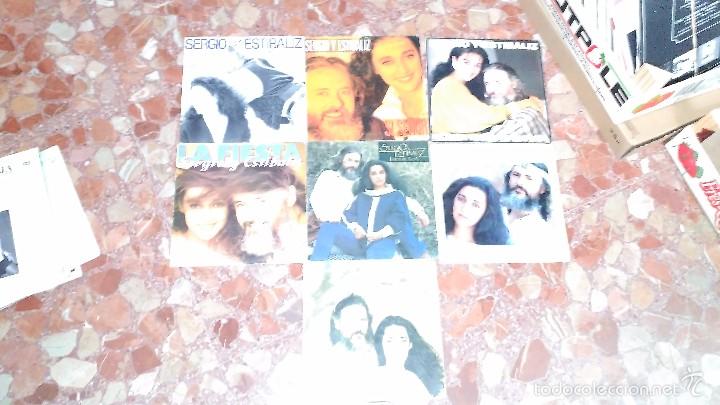 Discos de vinilo: SERGIO Y ESTIBALIZ LOTE 7 SINGLES - Foto 1