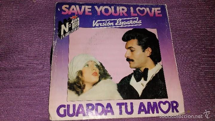 Discos de vinilo: SAVE YOUR LOVE - 12 SINGLE - A&Ntilde;O 1983 VERSION ESPA&Ntilde;OLA - Foto 1