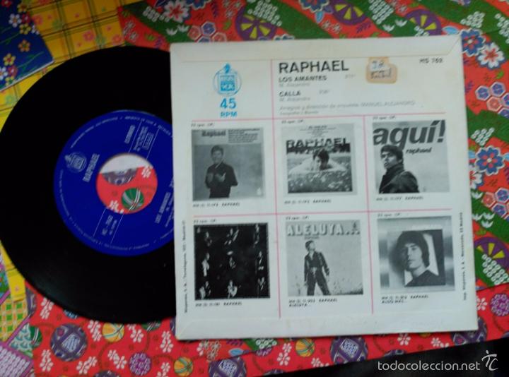 Discos de vinilo: RAPHAEL LOS AMANTES  - CALLA - Foto 2