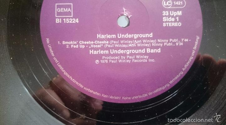 Discos de vinilo: HARLEM UNDERGROUND. BANDA HARLEM UNDERGROUND. 1976 - Foto 2