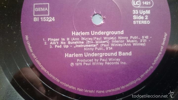 Discos de vinilo: HARLEM UNDERGROUND. BANDA HARLEM UNDERGROUND. 1976 - Foto 3