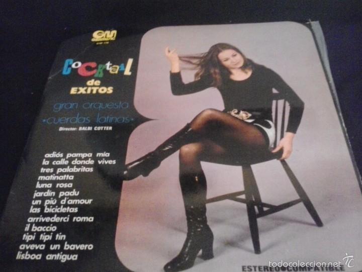 Discos de vinilo: GRAN ORQUESTA CUERDAS LATINAS - COCKTAIL DE EXITOS LP - Foto 1