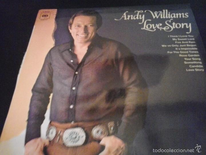 Discos de vinilo: ANDY WILLIAMS -  LOVE STORY LP - Foto 1