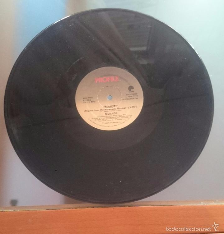 Discos de vinilo: MEMORY THEME FROM THE BROADWAY MUSICAL (CATS)  1983 - Foto 1