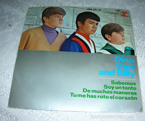 Discos de vinilo: DINI,DESI & BILLY - IM A FOOL + 3 - EP 1965 - Foto 1