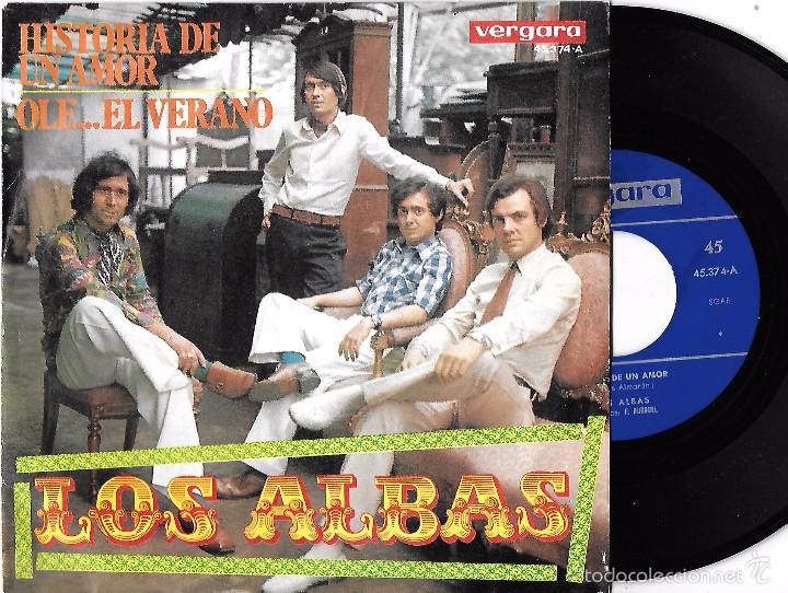 Discos de vinilo: ALBAS, LOS: HISTORIA DE UN AMOR / OL&Eacute;... EL VERANO - Foto 1