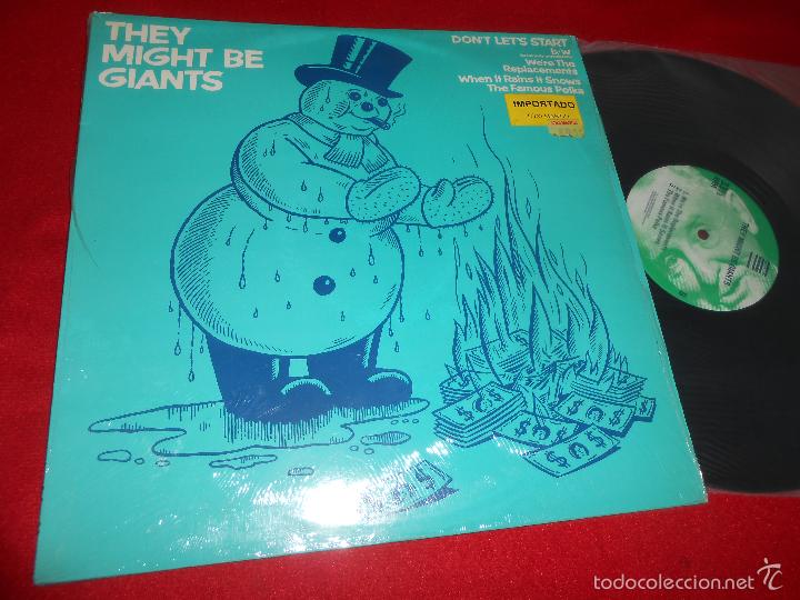 Discos de vinilo: THEY MIGHT BE GIANTS Don't let's Start +3 12 mx Bar None Records EDICION AMERICANA USA
