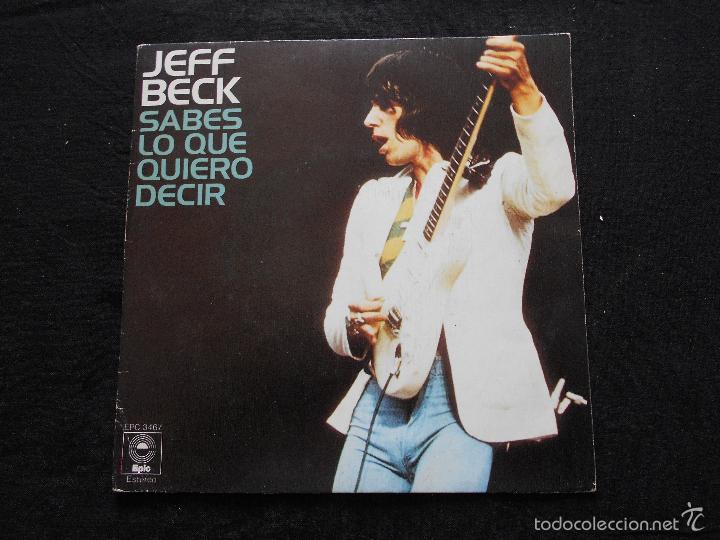 Discos de vinilo: JEFF BECK // SABES LO QUE QUIERO DECIR + 1 - Foto 1