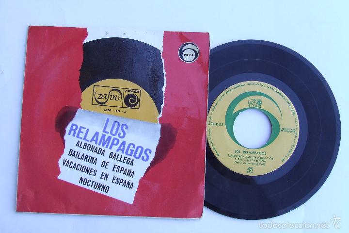 Discos de vinilo: EP LOS RELAMPAGOS ALBORADA GALLEGA + 3 EDITADO EN 1966 - Foto 1