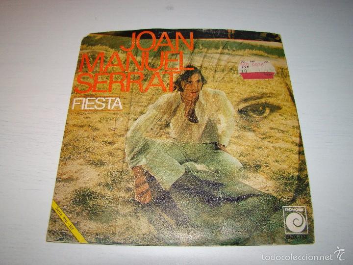 Discos de vinilo: JOAN MANUEL SERRAT - FIESTA - SE&Ntilde;ORA - Foto 1