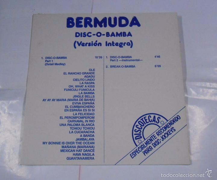 Discos de vinilo: BERMUDA - DISC - O - BAMBA - LP. TDKDA13 - Foto 1