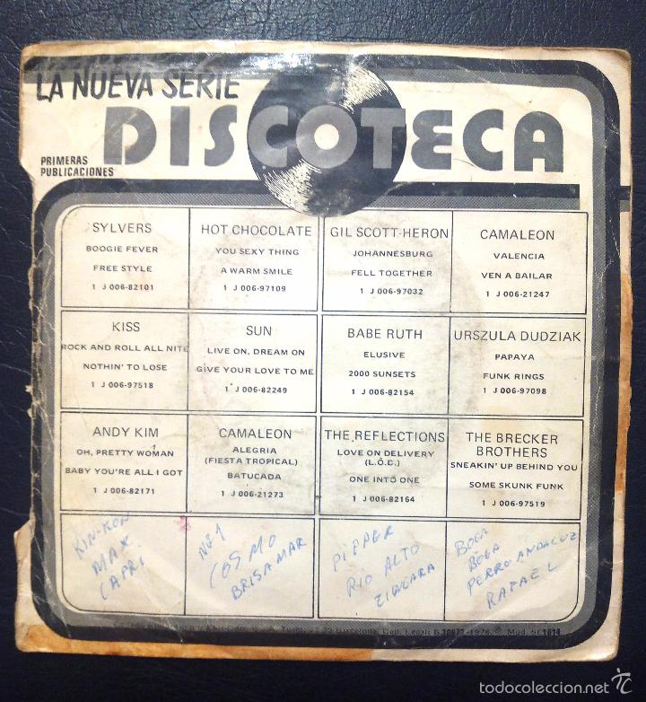 Discos de vinilo: SINGLE JESSE GREEN - NICE AND SLOW - EMI 1976. - Foto 2