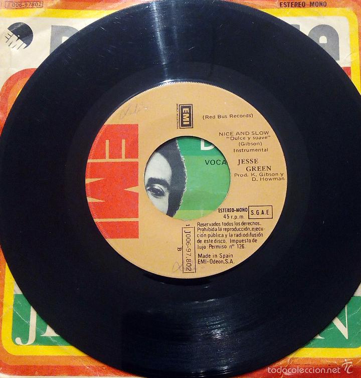 Discos de vinilo: SINGLE JESSE GREEN - NICE AND SLOW - EMI 1976. - Foto 4