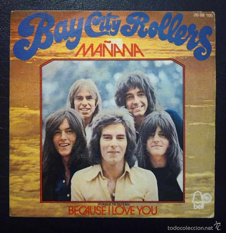 Discos de vinilo: SINGLE BAY CITY ROLLERS - MA&Ntilde;ANA - POLYDOR 1972. - Foto 1