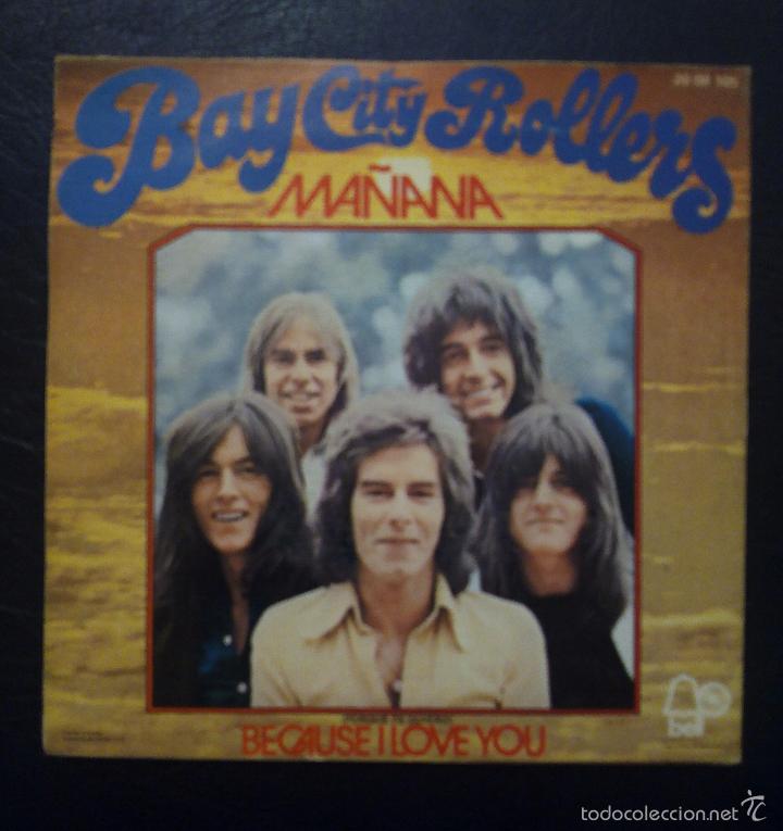 Discos de vinilo: SINGLE BAY CITY ROLLERS - MA&Ntilde;ANA - POLYDOR 1972. - Foto 2