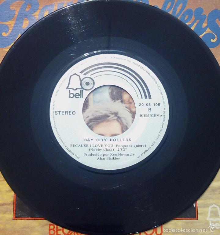 Discos de vinilo: SINGLE BAY CITY ROLLERS - MA&Ntilde;ANA - POLYDOR 1972. - Foto 4