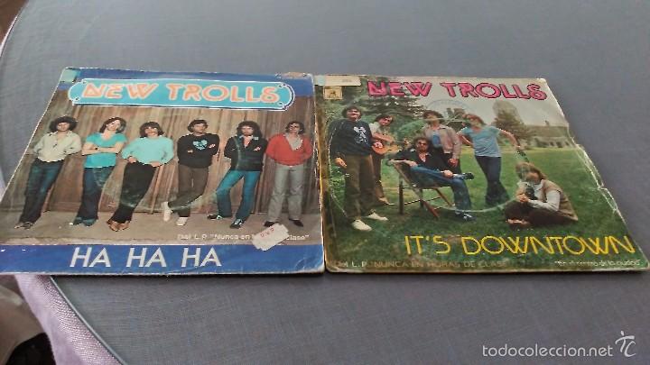 Discos de vinilo: NEW TROLLS LOTE DE 2 SINGLES - Foto 1