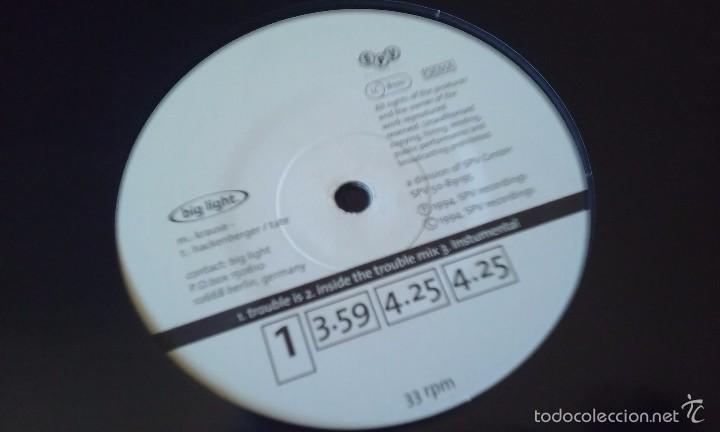 Discos de vinilo: Big Light - Trouble Is - 1994 - Foto 1
