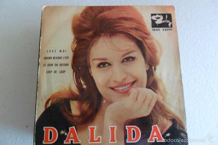 Discos de vinilo: DALIDA - CHEZ MOI + 3 EP 1963 - Foto 1