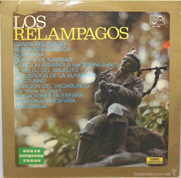 Discos de vinilo: LOS RELAMPAGOS LP zafiro 1972 - Foto 1
