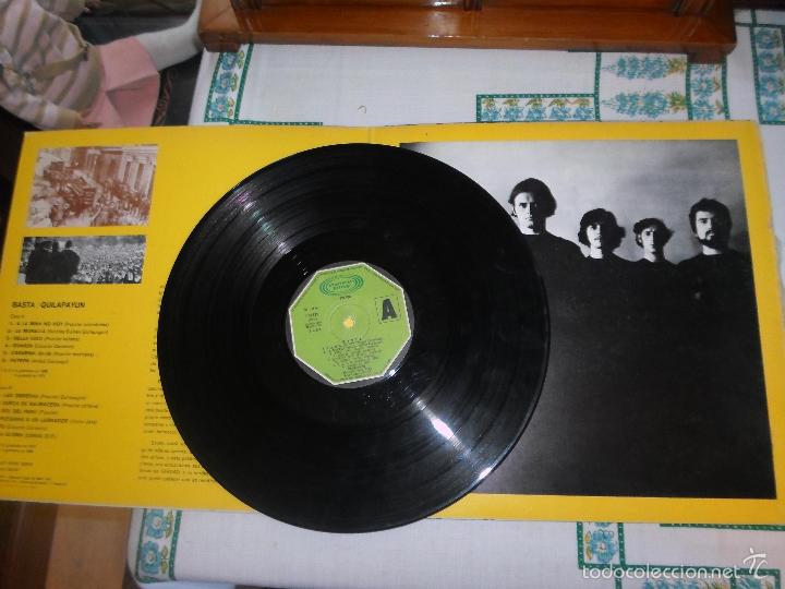 Discos de vinilo: BASTA QUILAPAYUN PORTADA ABIERTA - Foto 2