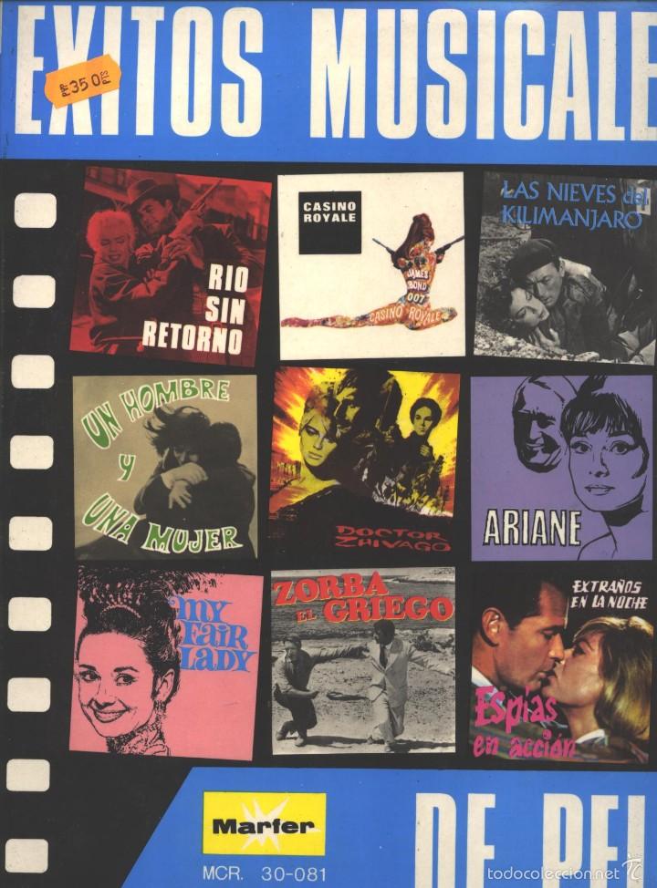 Discos de vinilo: EXITOS MUSICALES DE PELICULAS - Foto 1