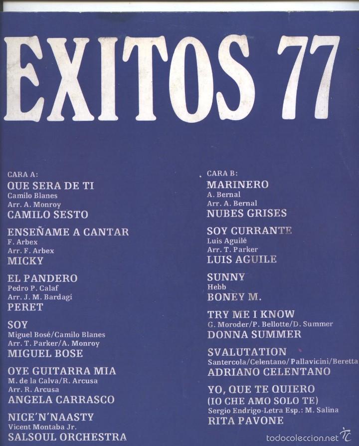 Discos de vinilo: EXITOS 77 - - Foto 2