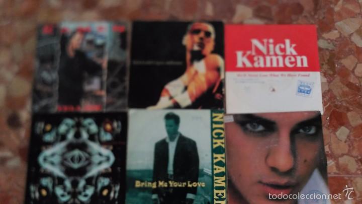Discos de vinilo: NICK KAMEN LOTE DE 8 SINGLES - Foto 1