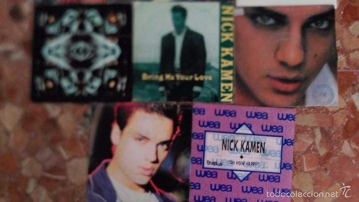 Discos de vinilo: NICK KAMEN LOTE DE 8 SINGLES - Foto 2