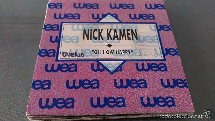 Discos de vinilo: NICK KAMEN LOTE DE 8 SINGLES - Foto 3