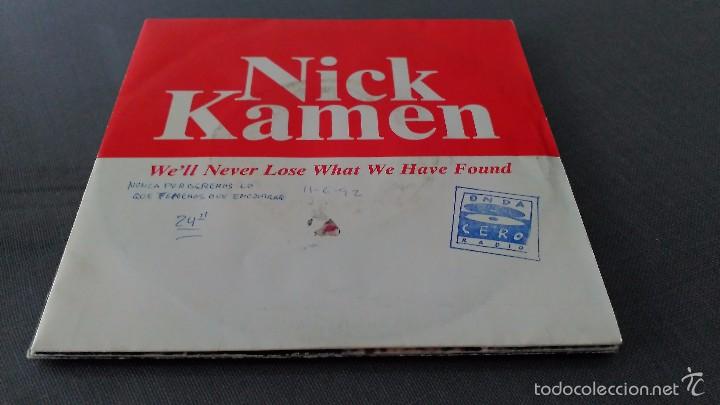 Discos de vinilo: NICK KAMEN LOTE DE 8 SINGLES - Foto 8