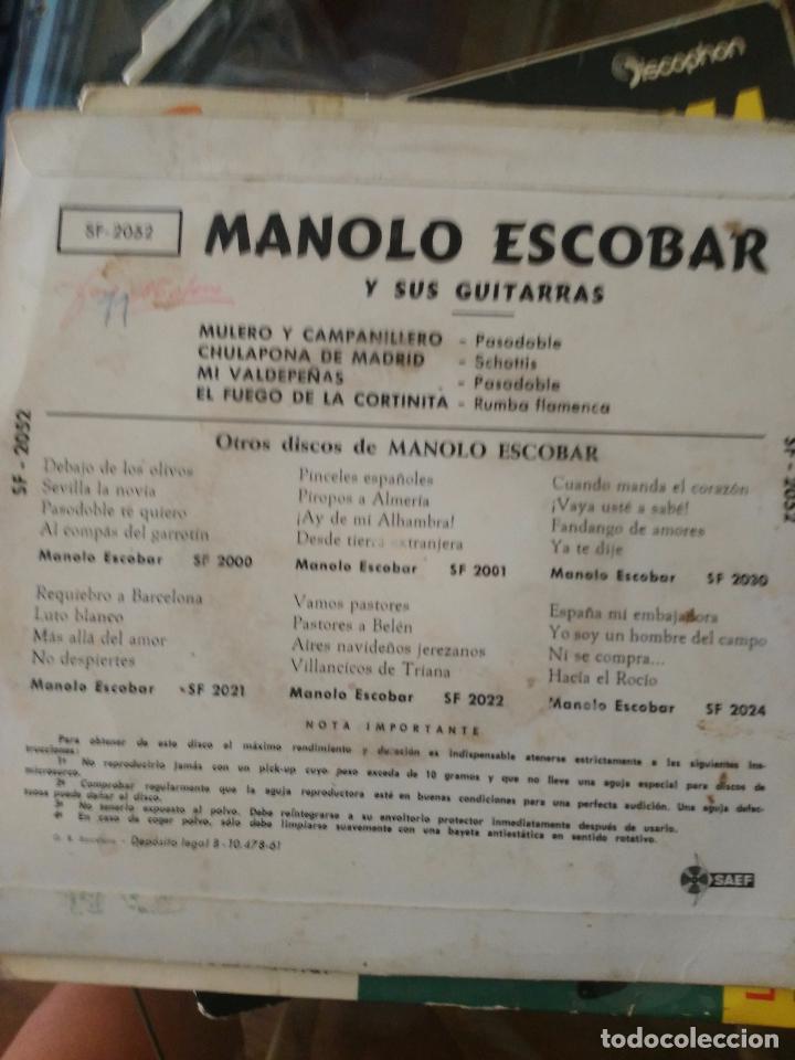 Discos de vinilo: Manolo Escobar y sus guitarras - Foto 2