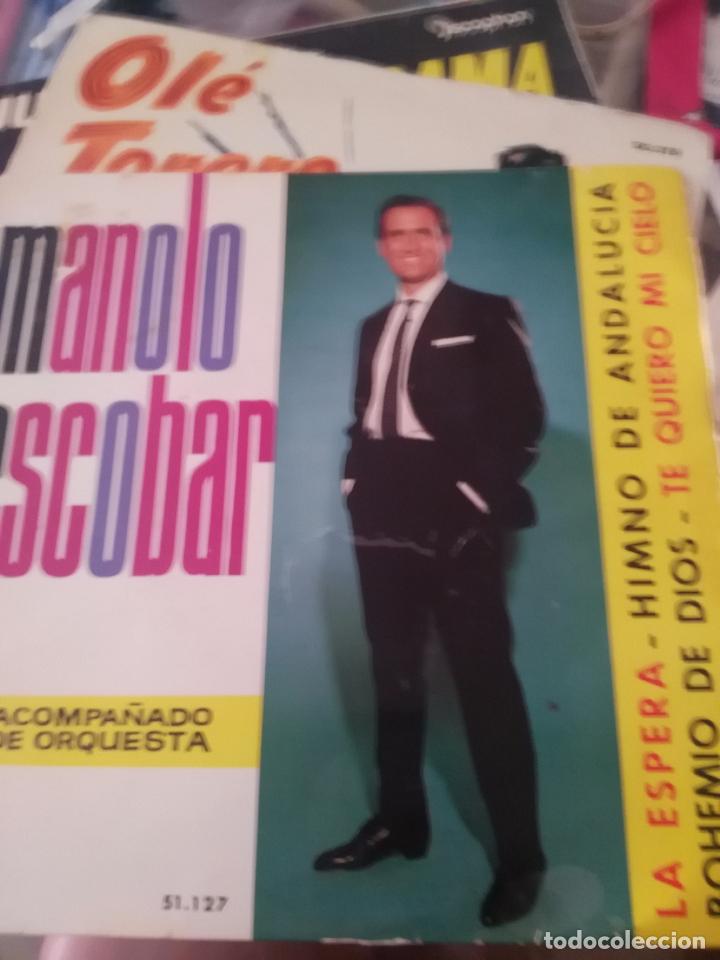 Discos de vinilo: Manolo Escobar acompa&ntilde;ado de orquesta - Foto 1