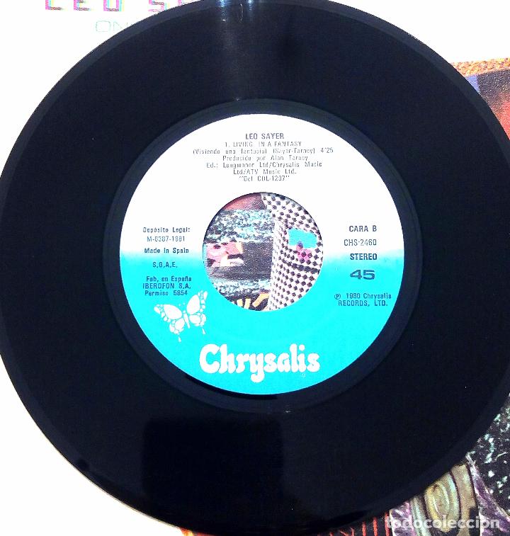 Discos de vinilo: SINGLE LEO SAYER - ONCE IN A WHILE - RCA 1981. - Foto 4