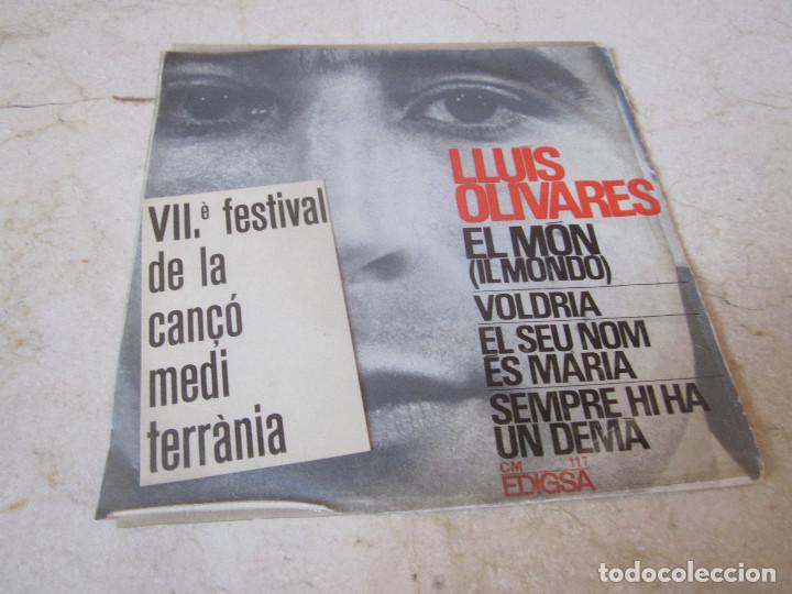 Discos de vinilo: LLUIS OLIVARES - EL MON - EDIGSA 1965 - Foto 1