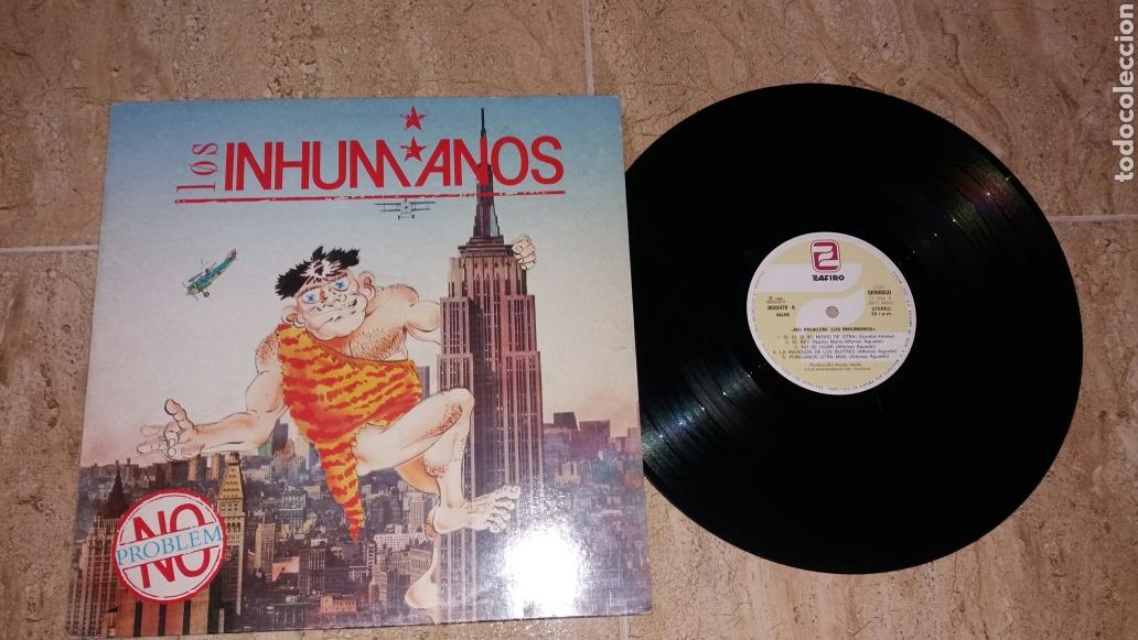 Discos de vinilo: LOS INHUMANOS &rdquo; NO PROBLEM &rdquo; LP 1990. - Foto 1