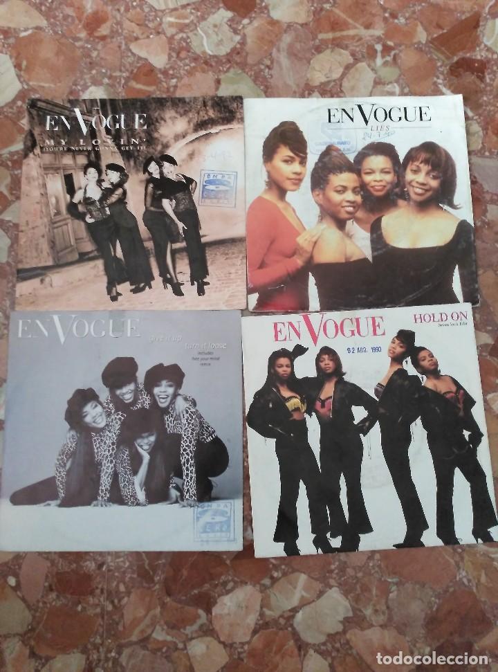 Discos de vinilo: EN VOGUE LOTE DE 4 SINGLES - Foto 1