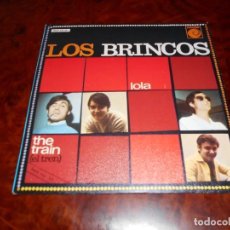 Discos de vinil: SINGLE LOS BRINCOS - LOLA / THE TRAIN - NOVOLA DEPOSITO 1967. Lote 61511235