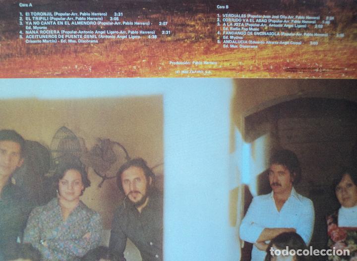 Discos de vinilo: Jarcha - Folklore de Andalucia - Edici&oacute;n de 1983 de Espa&ntilde;a - Foto 3
