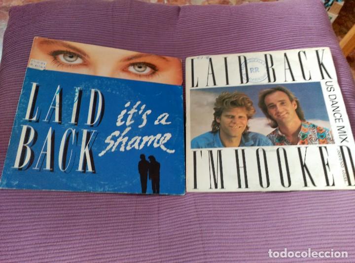 Discos de vinilo: LAID BACK LOTE 2 SINGLES - Foto 1