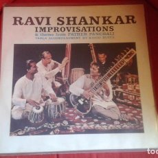 Discos de vinilo: RAVI SHANKAR - IMPROVISATIONS AND THEME FROM PATHER PANCHALI - LP - REEDICIÓN ARIOLA. Lote 61607688