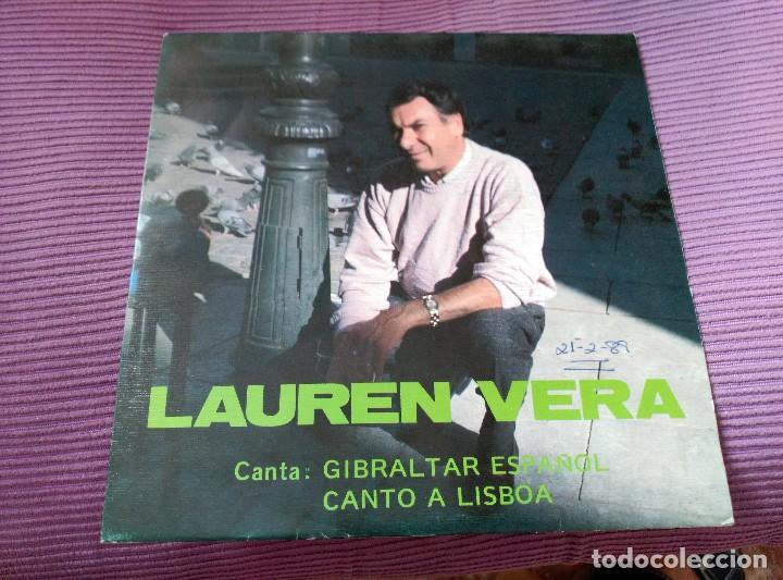 Discos de vinilo: LAUREN VERA LOTE 2 SINGLES - Foto 2