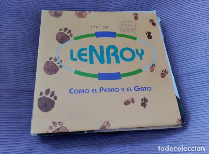 Discos de vinilo: LENROY,COMO EL PERRO Y EL GATO,PROMO - Foto 1
