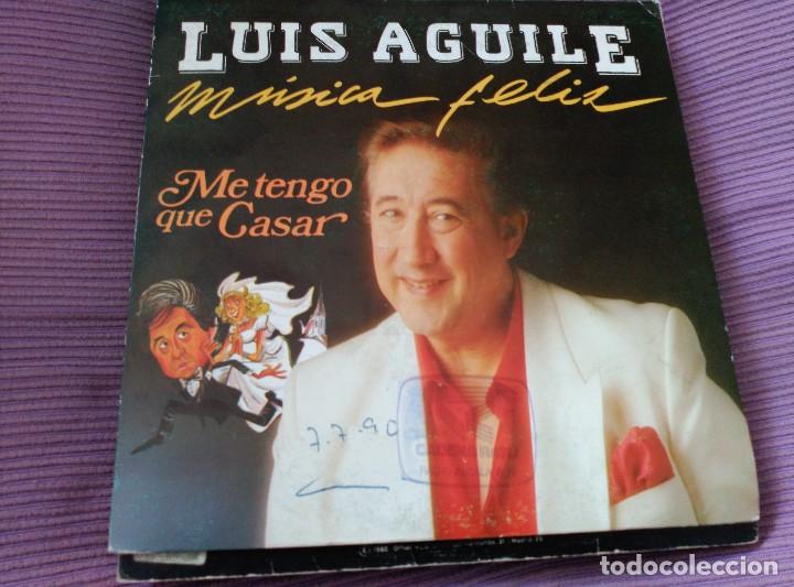 Discos de vinilo: LUIS AGUILE LOTE 3 SINGLES - Foto 2