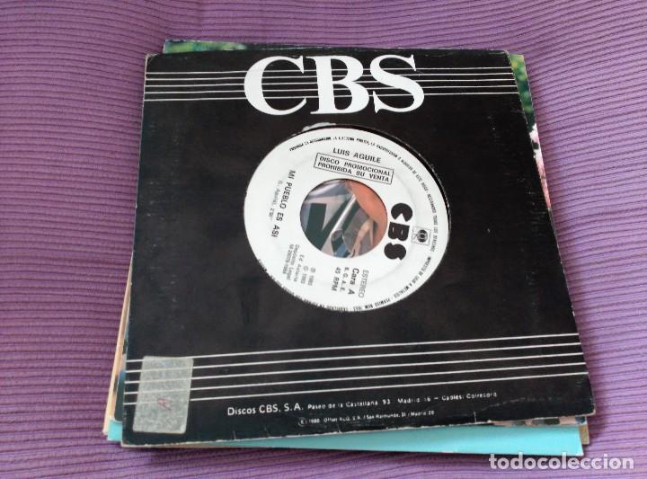 Discos de vinilo: LUIS AGUILE LOTE 3 SINGLES - Foto 3