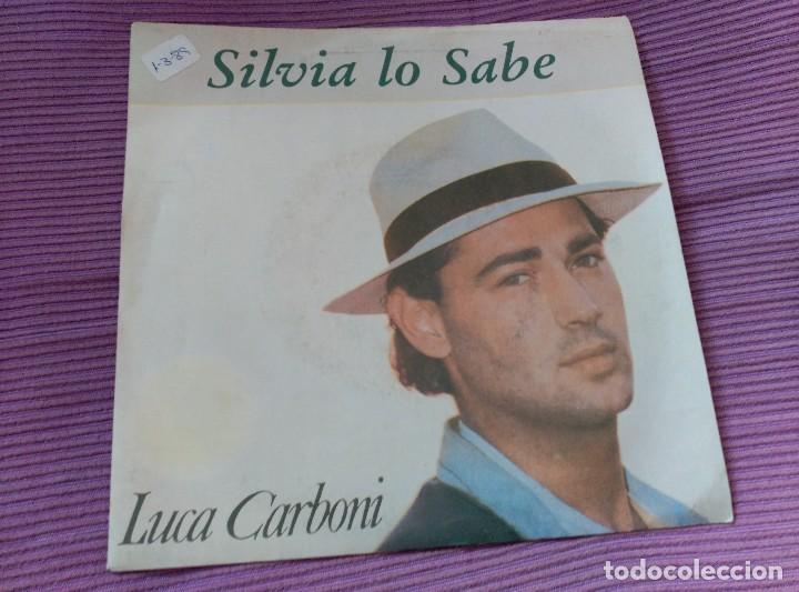 Discos de vinilo: LUCA CARBONI LOTE 2 SINGLES - Foto 3