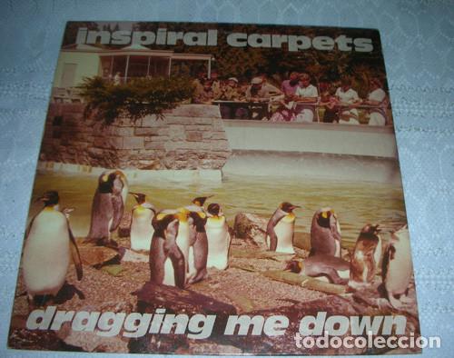 Discos de vinilo: Inspiral Carpets &ndash; Dragging Me Down - MAXISINGLE 1992 - Foto 1