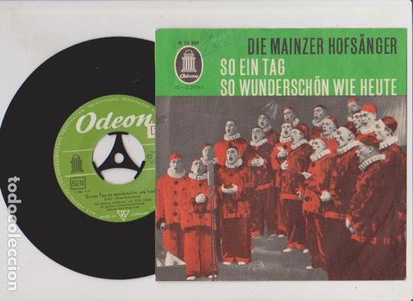 Discos de vinilo: DIE MAINZER HOFS&Auml;NGER - ODEON O 21 249 / MADE IN GERMANY - Foto 1